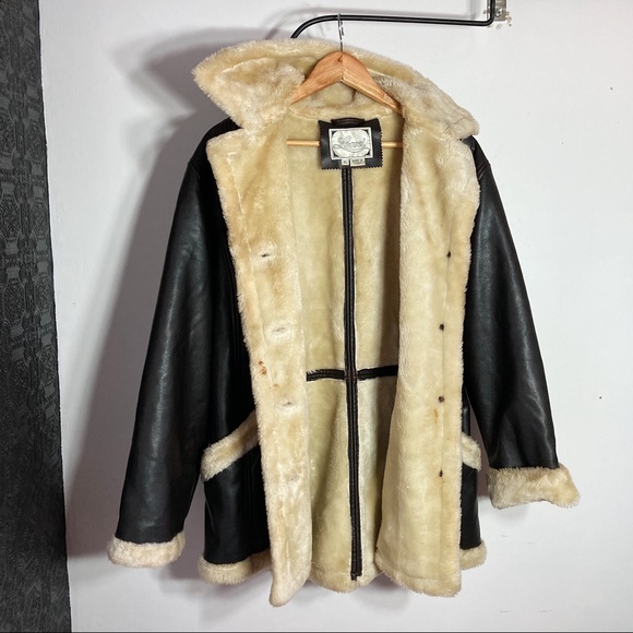 Vintage faux Sherpa coat - Picture 2 of 8